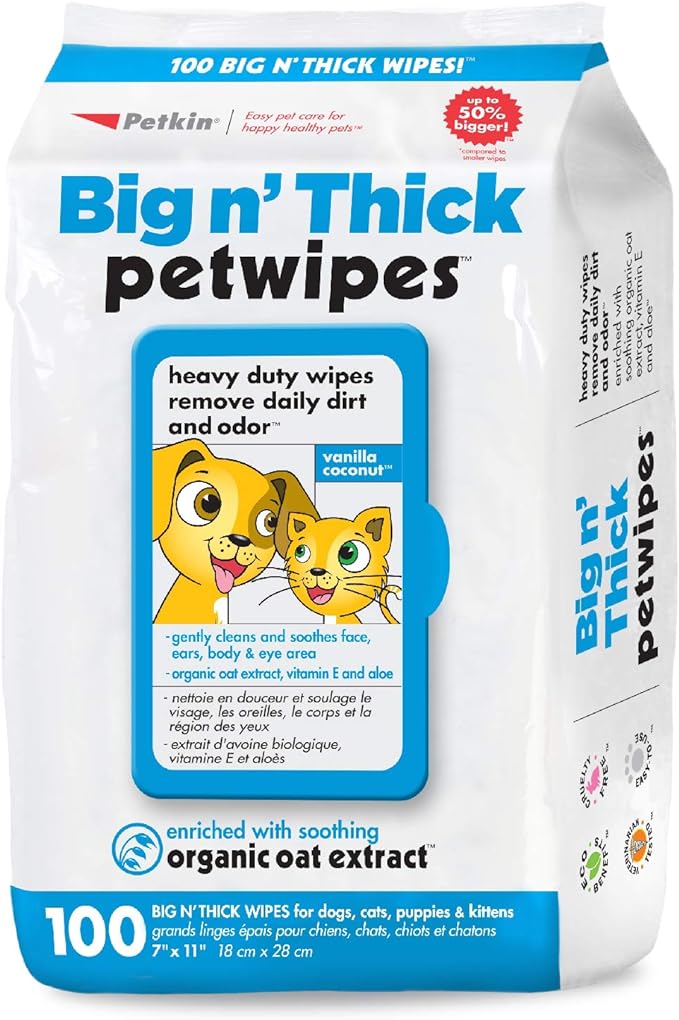 dog ear wipes