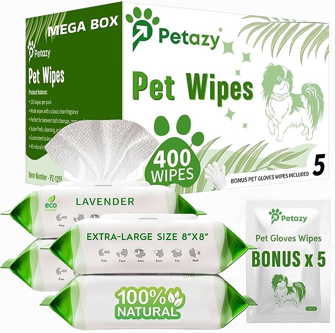 dog ear wipes